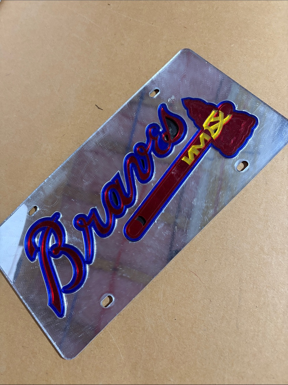 Braves Metal Wall Plaque